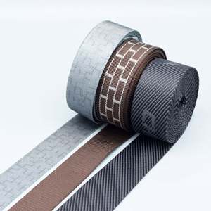 Sangle en nylon jacquard gaufrée personnalisée pour ceintures de sécurité automobile, textiles de maison, sacs, revêtement réfléchissant, certifiée Oeko-Tex, Yusen - Product Image 1