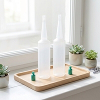 Flacon souple en plastique LDPE de 38 ml avec bouchon vert pour engrais pour fleurs à usage agricole