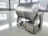 Tumbler à vide industriel en acier inoxydable 304 pour la marinade et la maturation de la viande (bœuf, porc, poulet) – Commercial et automatique