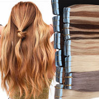 Extensions de cheveux à bandes adhésives PU et extensions de cheveux à colle, perruques – Livraison directe disponible