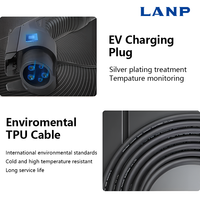 Nueva Estación de Carga de CA de 22KW 32A Montada en Pared para Hogar y Comercio, Cargador de Vehículos Eléctricos Tipo CCS 2 CE OCPP 1.6J con Cable de 5m y Conector de Carga