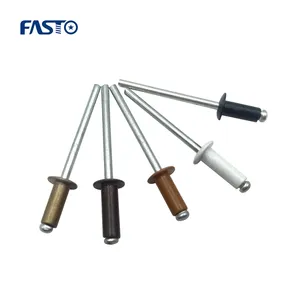 Custom design 3/16 blind rivets pop rivets equipment parts colored aluminium blind color blind rivet for auto fastener