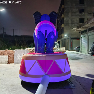 Sculpture d'éléphant gonflable sur le thème du <span class=keywords><strong>cirque</strong></span>, avec boule d'équilibre sur base de tambour pour les événements de carnaval - Product Image 5