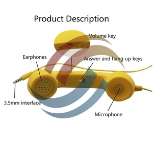 Conector de 3,5mm Auricular de teléfono móvil, Auricular de Llamada entrante de teléfono móvil, Micrófono de teléfono móvil Retro - Product Image 5