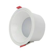 Nouveau Spot LED Encastrable Moderne 7W 3 Couleurs en Aluminium pour Bureau Intérieur, Orientable