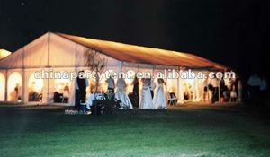 Tente de mariage imperméable de luxe de 10m x 15m avec la bâche de chapiteau de dôme de structure en aluminium pour des parties et des événements d'intérieur/extérieurs - Product Image 3