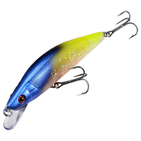 Toptan 9cm 8.5g ABS Sert Minnow Crankbait Balıkçılık Yemi Biyonik Yapay Yem Wobblers Üçlü İğneli Olta Takımı Model K-118 Nehir
