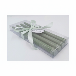 Juego de 4 velas cónicas de 12 pulgadas al mejor precio, fragancia personalizada, Etiqueta Privada, cera de parafina, embalaje de PVC, palo largo, decoración del hogar, Vietnam - Product Image 1