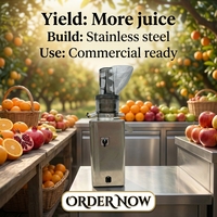 Hete Aanbieding Commerciële Schroefpers voor Fruit en Groenten, Industriële Sinaasappel- en Mango-sapcentrifuge