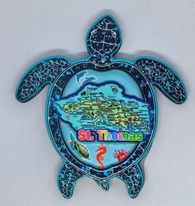 Diseño de Mapa de Tortuga Marina, Producto Más Vendido - Diseño Único - Estilo Océano Azul - Product Image 3
