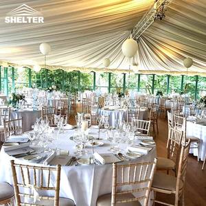 Carpa de Pagoda de fiesta grande con marco de aluminio, carpa para eventos, carpas de Iglesia blancas, carpa de PVC de 500 plazas para exteriores - Product Image 5