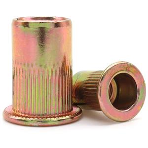 Écrou à rivet à tête <span class=keywords><strong>plate</strong></span> standard GB zingué jaune M3 M4 M5 et écrou à rivet tirant rivet à tête ronde haute résistance - Product Image 4