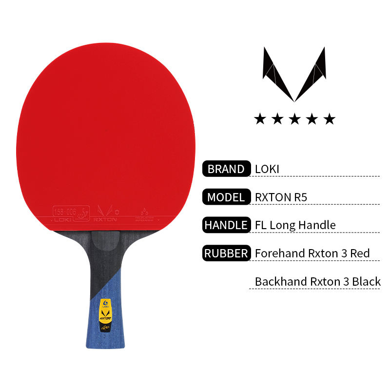 Caoutchouc rouge/noir horizontal R5