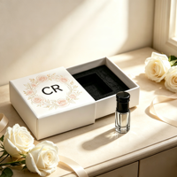 Boîte cadeau rigide de style tiroir personnalisée pour l'emballage de flacons de parfum et d'huiles essentielles