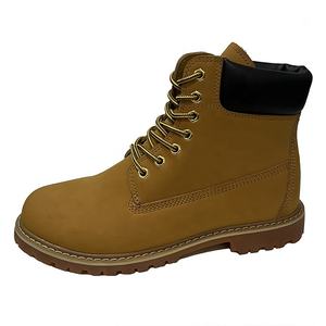 Bottes en cuir jaune classiques pour hommes Bottes tactiques pour hommes Imperméables Bottes <span class=keywords><strong>de</strong></span> <span class=keywords><strong>travail</strong></span> annuelles décontractées populaires Remises promotionnelles - Product Image 2
