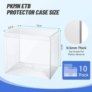 Caja de Exhibición Acrílica de Entrega Rápida, Organizador Transparente a Prueba de Polvo, Soporte de Protección para Exhibición y Almacenamiento de Colecciones - Product Image 4