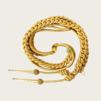 Aiguillette Tactique Tressée pour Uniforme, Accessoire de Tenue, Fournisseur OEM ODM Personnalisé, Vente en Gros en Vrac Direct Usine