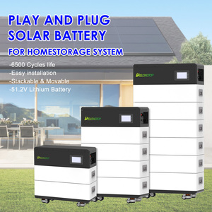 Paquete de Baterías de Litio Hierro Apilables 200V 300V, Batería Apilada de 10kWh 15kWh 20kWh 30kWh para Almacenamiento de Energía Solar - Product Image 1