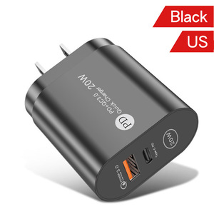 PD 12W Chargeur de téléphone à charge rapide 5V2.4A Adaptateur USB Type-C Prise EU US UK pour iPhone Huawei Xiaomi Samsung Mobile - Product Image 3