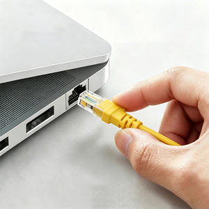 สายแพทช์อีเธอร์เน็ต Cat6 UTP สายแลน Gigabit RJ45 ทองแดงปลอดออกซิเจนชุบทอง 15U หนา 15U ชุบทองป้องกันการเกิดออกซิเดชัน ทนทาน - Product Image 4