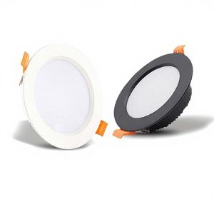 Lámpara de Techo Empotrada <span class=keywords><strong>LED</strong></span> de Aluminio de Tres Colores con Atenuación, Ultrafina, Antivaho, para Habitaciones de Hotel y Hogar - Product Image 1