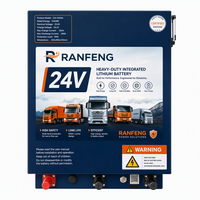 Paket Baterai LiFePO4 24V 200Ah untuk Truk, Starter Mesin, AC Parkir, Daya Starter, Siklus Dalam, 4000 Siklus