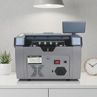 Compteur de billets rechargeable avec batterie, machine à compter l'argent UV/MG/IR, machine à compter les devises