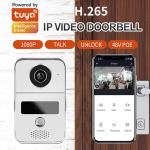 Chuông Cửa Video Thông Minh IP Camera Wifi/Mạng Poe Có Dây Với Ứng Dụng Tuya Cho Điện Thoại Di Động Giám Sát Mở Khóa Từ Xa Âm Thanh Hai Chiều - Product Image 4