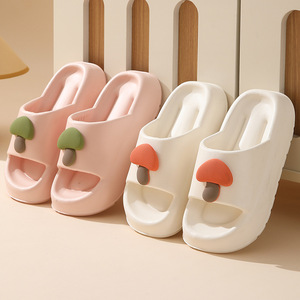 High Quality Summer Casual Beach Slippers Anti-Slip Thick Sole EVA Women Summer Slides Slippers for Women Custom - Product Image 3