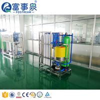 Fostream 250L 500L 1000L 2000L 3000L 5000L Osmosis Terbalik RO Sistem Filter Air Laut Garam