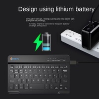 2026 Keyboard Mini Nirkabel Baru untuk Ponsel iPad untuk Komputer Kantor Desktop Ultra-Tipis