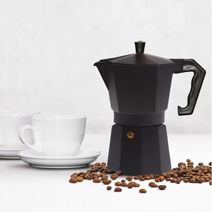 <span class=keywords><strong>Caffettiera</strong></span> Moka Italiana per Piano Cottura, Mini <span class=keywords><strong>Caffettiera</strong></span> Manuale in Alluminio per Espresso, Set per Casa e Campeggio - Product Image 1