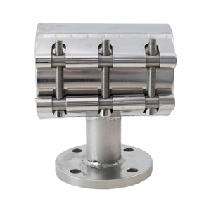 Thép không gỉ bền Ba <span class=keywords><strong>TEE</strong></span> Đôi Băng Ống sửa chữa rò rỉ kẹp cho kết nối chuyển hướng trong hệ thống đường ống - Product Image 4