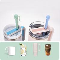 2025 nouveau gobelet accessoires paille Topper gros paille couverture capuchon 10mm réutilisable paille Toppers