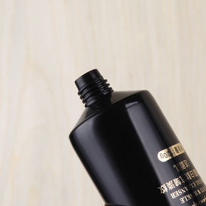 Vente en gros Tube de nettoyant pour le visage cosmétique vide en plastique PE vierge noir pour soins de la peau de 30ml 50ml 100ml 150ml avec couvercle à vis - Product Image 5