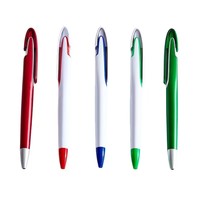 Stylo publicitaire en plastique à encre multicolore, vente directe usine, impression UV/numérique, écriture fluide à base d'huile