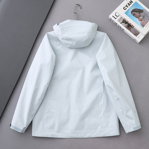 <span class=keywords><strong>Veste</strong></span> coupe-vent d'extérieur pour hommes et femmes imperméable léger course en montagne randonnée vestes de sport coupe-vent à capuche imperméable - Product Image 4