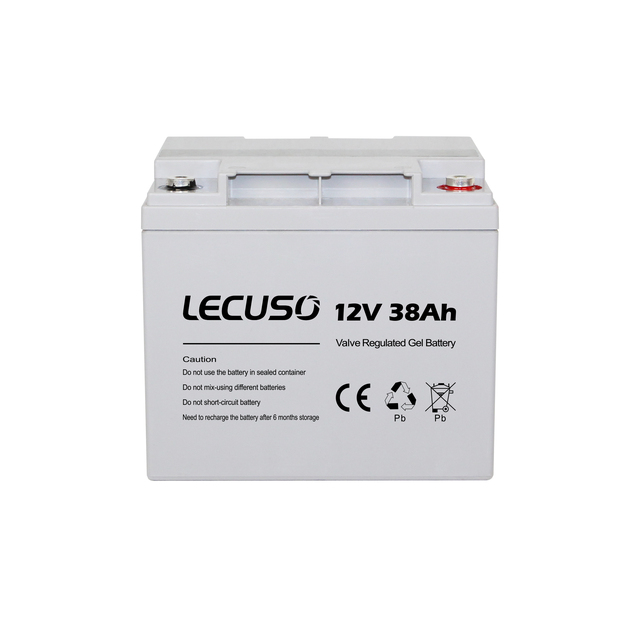 12V 38Ah 40Ah Gel VRLA Deep Cycle Sealed Lead Acid Battery for off Grid Solar System UPS & Lighting