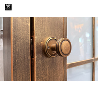 Portes simples en acier avec verre arqué et interchangeable pour maisons, entrée principale, grilles, portes en verre dépoli intelligentes, intérieur/extérieur