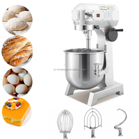 Batteur Mélangeur Professionnel B20L 500W en Acier Inoxydable avec Crochet Pétrisseur Fouet Batteur pour Nouvelles Boulangeries & Restaurants pour Pâtes & Farines