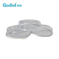 Plateaux en aluminium de grande taille, robustes, de 12 pouces, de qualité alimentaire, ronds, gaufrés, pour pizza, plateau en aluminium alimentaire