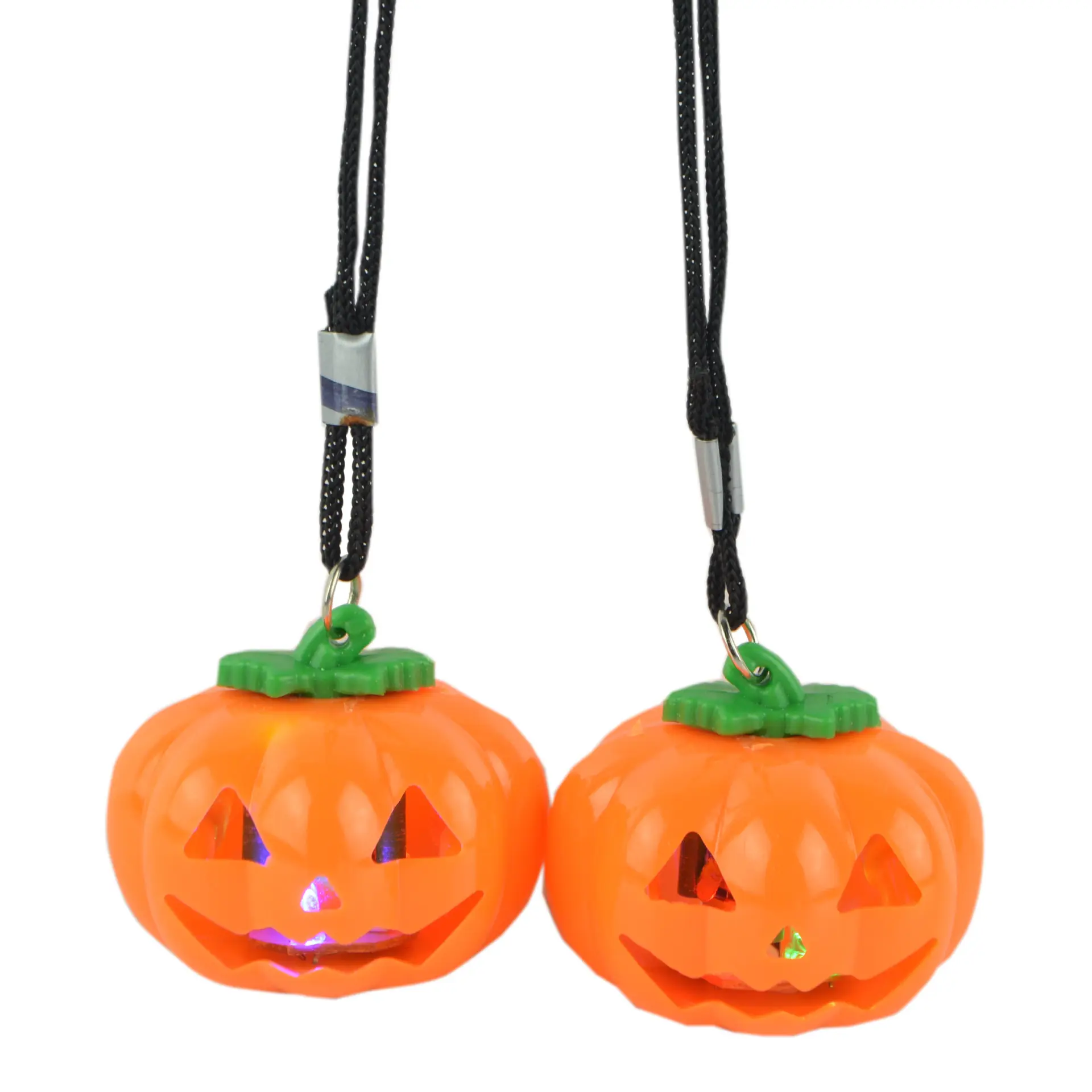 Halloween untuk anak-anak kalung oranye Halloween Up labu pesta pernikahan dengan lampu hadiah baru mainan lucu