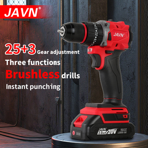 Trapano Avvitatore Elettrico Brushless a Batteria JY 20V 70N.<span class=keywords><strong>m</strong></span>, Mini Trapano con 25+3 Impostazioni di Coppia e 2 Velocità - Product Image 2