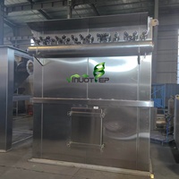 Nouveau dépoussiéreur industriel en acier inoxydable résistant à la corrosion, efficacité de filtration élevée à 99,9 %, faible bruit pour usine chimique