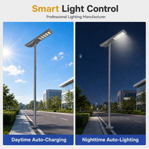 Hochleistungs-All-in-One Integrierte Solar-LED-Straßenleuchte DC 12V IP65 Wasserdicht 3 Jahre Garantie Aluminiumlegierung Außenbereich Straßenbeleuchtung - Product Image 4