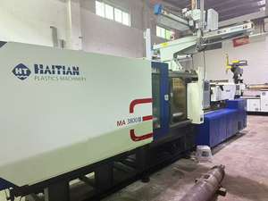 Máquina de Moldeo por Inyección de Plástico Hidráulica de 380 Toneladas HAITIAN, 99% Nueva, Horizontal, con Motor PLC y Bomba Directa - Product Image 2