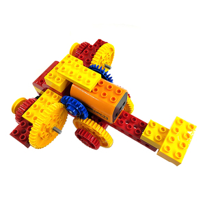 <span class=keywords><strong>Bloques</strong></span> de Construcción de Engranajes de Partículas Grandes, Vehículo de Transporte Programable por Control Remoto, Coche de Ingeniería Educativo, Compatible con 45002 9656 <span class=keywords><strong>Duplo</strong></span> Brick - Product Image 5