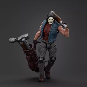 JOYTOY TMNT - Casey Jones, <span class=keywords><strong>Action</strong></span> <span class=keywords><strong>Figure</strong></span> in Scala 1/<span class=keywords><strong>18</strong></span>, Modello Articolato da Collezione, Statuetta in Miniatura con Accessori e Base - Product Image 3