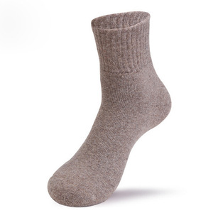 Hommes femmes Hiver Automne laine épaisse chaude chaussette tricotée - Product Image 1