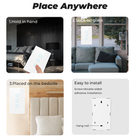 Interrupteur tactile sans fil SMATRUL Brésil US 1/2/3 Gang, lumière RF 433Mhz, télécommande, maison intelligente, verre trempé, lampe ASK Ev1257